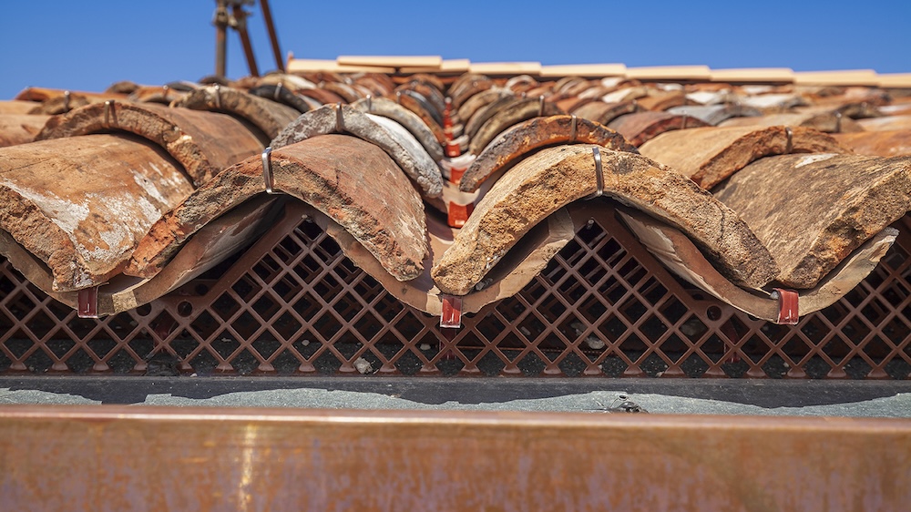 materiali di recupero tetto