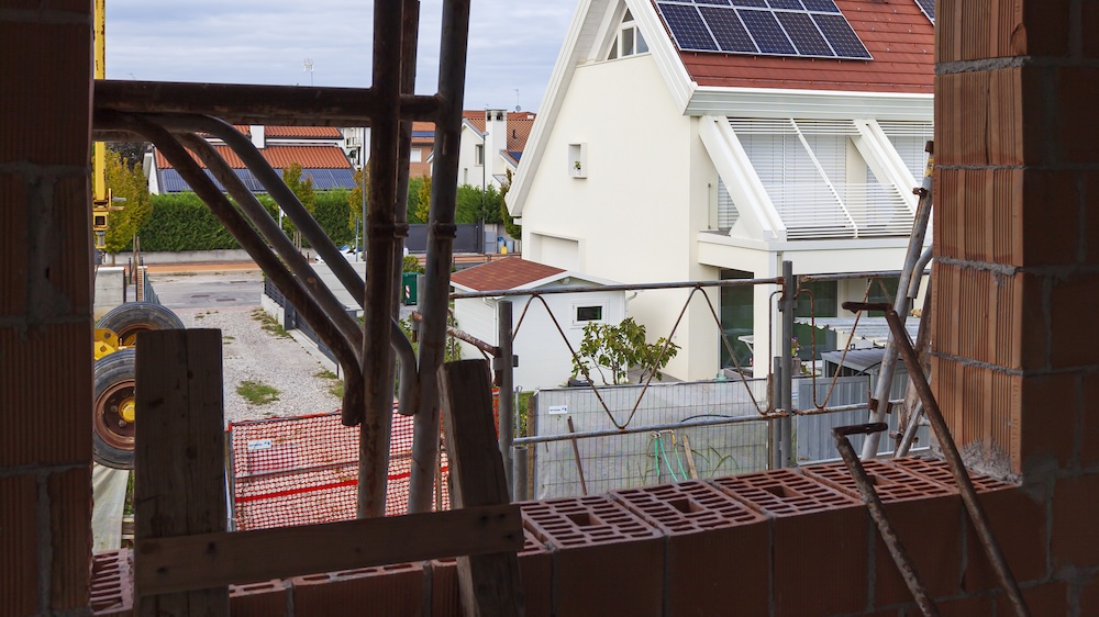 dettaglio cantiere edile