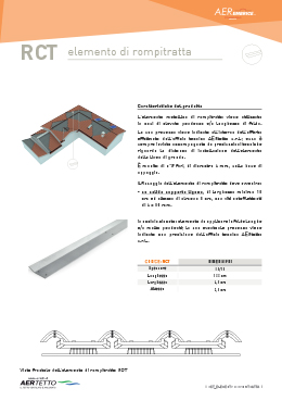 scheda tecnica elemento ventilazione