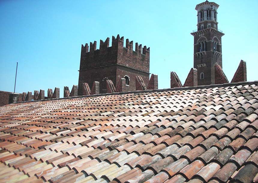 Sistema AERcoppo® per il Palazzo Scaligero, Sede della Provincia e della Prefettura di Verona (VR), 2011-2014