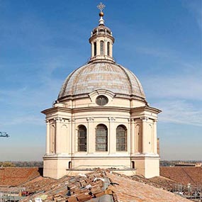 Tetto ventilato Aertetto Basilica di Sant'Andrea Apostolo Mantova