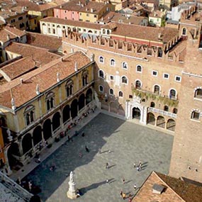 Tetto ventilato Aertetto palazzo scaligero Verona