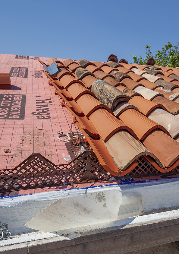 dettaglio di come deve essere la stratigrafia di un tetto ventilato