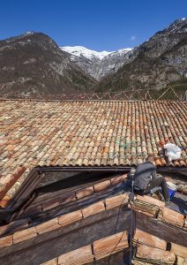 dettaglio del tetto freddo in zone con elevata escursione termica