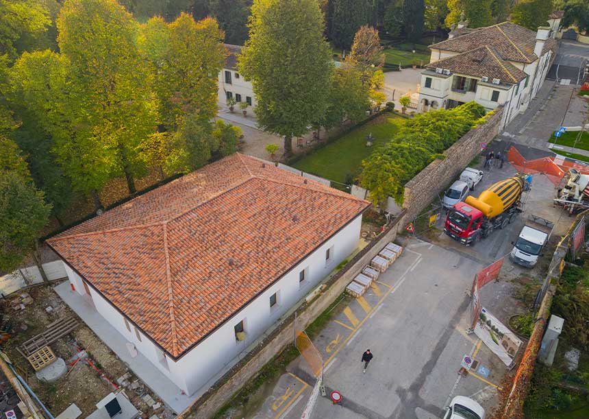 Sistema AERcoppo® per il Compendio La Quiete, Municipio di Paese