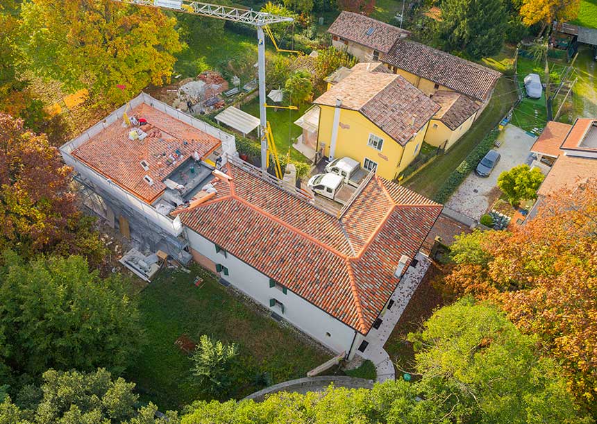 Sistema AERcoppo® per il Compendio La Quiete, Municipio di Paese