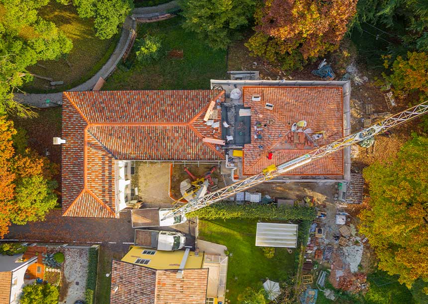 Sistema AERcoppo® per il Compendio La Quiete, Municipio di Paese