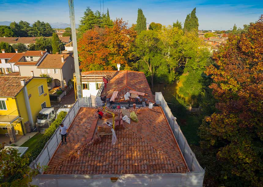 Sistema AERcoppo® per il Compendio La Quiete, Municipio di Paese