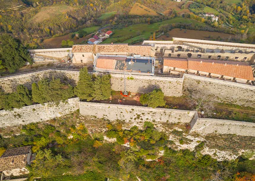 Sistema AERcoppo® per la Fortezza Borbonica