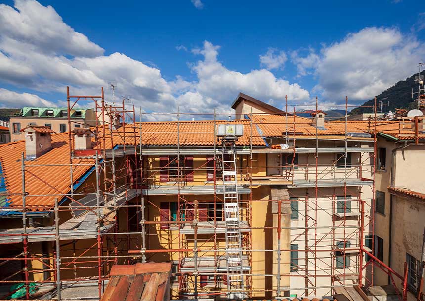 Sistema AERcoppo® per un palazzo ALER a Como