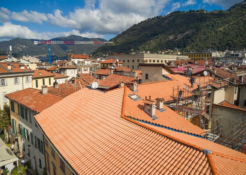 Sistema AERcoppo® per un palazzo ALER a Como